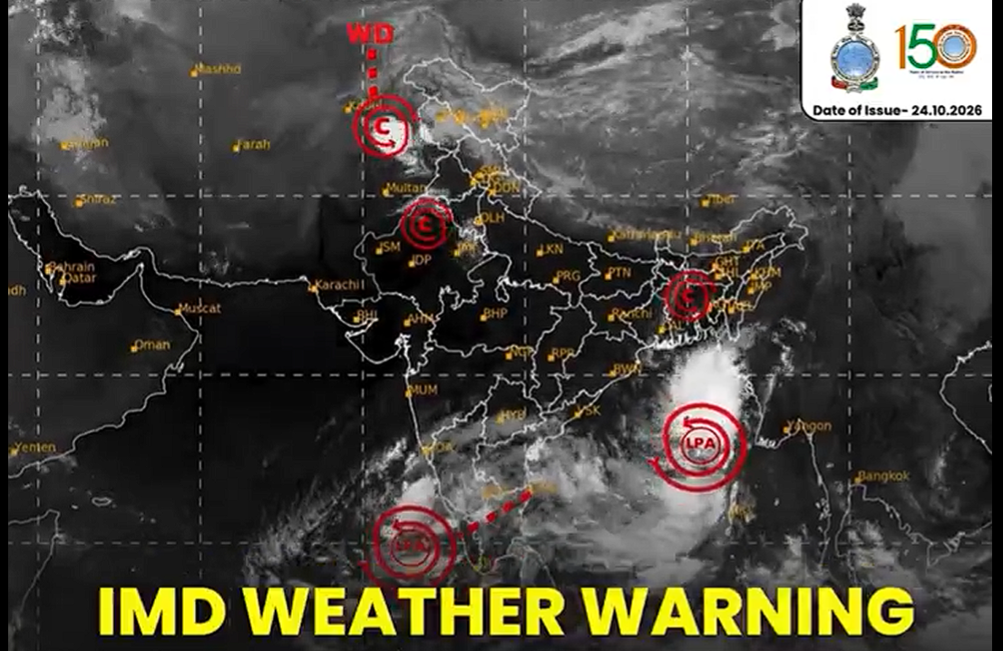 IMD Issues Alert as Bay of Bengal System Likely to Intensify Into Cyclonic Storm